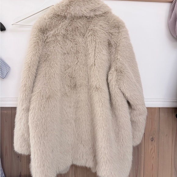 Banana Republic faux fur teddy Jacket XL new - Picture 9 of 10